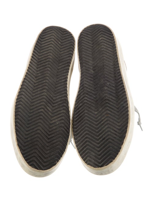 Golden Goose Leather Distressed Accents Sneakers