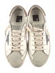 Golden Goose Leather Colorblock Pattern Sneakers