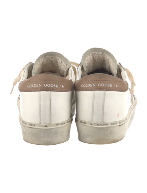 Golden Goose Leather Colorblock Pattern Sneakers