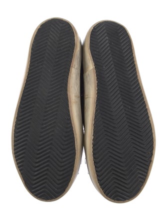 Golden Goose Suede Colorblock Pattern Sneakers