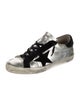 Golden Goose Leather Colorblock Pattern Sneakers