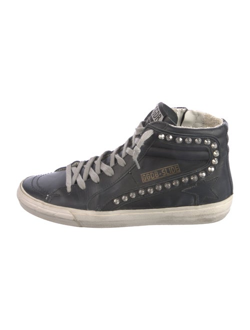 Golden Goose Leather Distressed Accents Sneakers