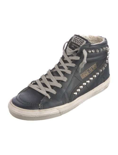 Golden Goose Leather Distressed Accents Sneakers