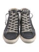 Golden Goose Leather Distressed Accents Sneakers