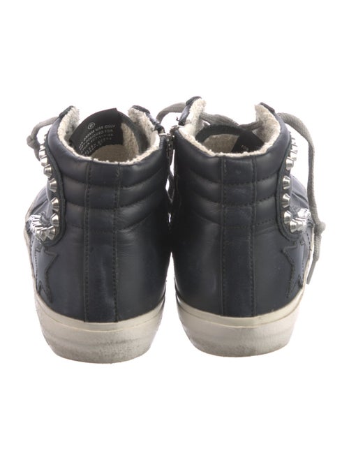 Golden Goose Leather Distressed Accents Sneakers