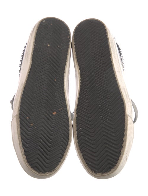 Golden Goose Leather Distressed Accents Sneakers