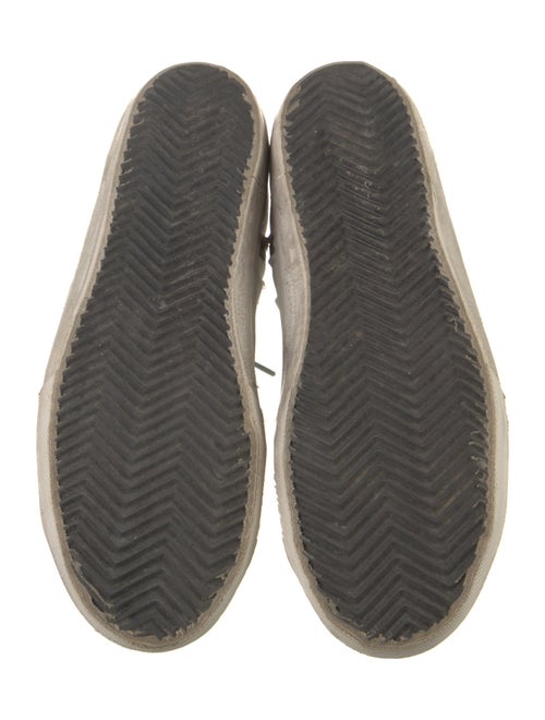 Golden Goose Leather Colorblock Pattern Sneakers