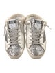 Golden Goose Leather Colorblock Pattern Sneakers