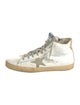 Golden Goose Leather Printed Sneakers