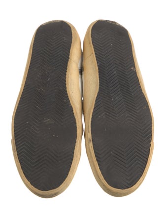 Golden Goose Leather Printed Sneakers