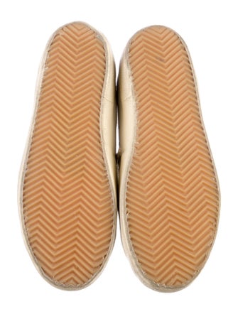 Golden Goose Leather Glitter Accents Sneakers