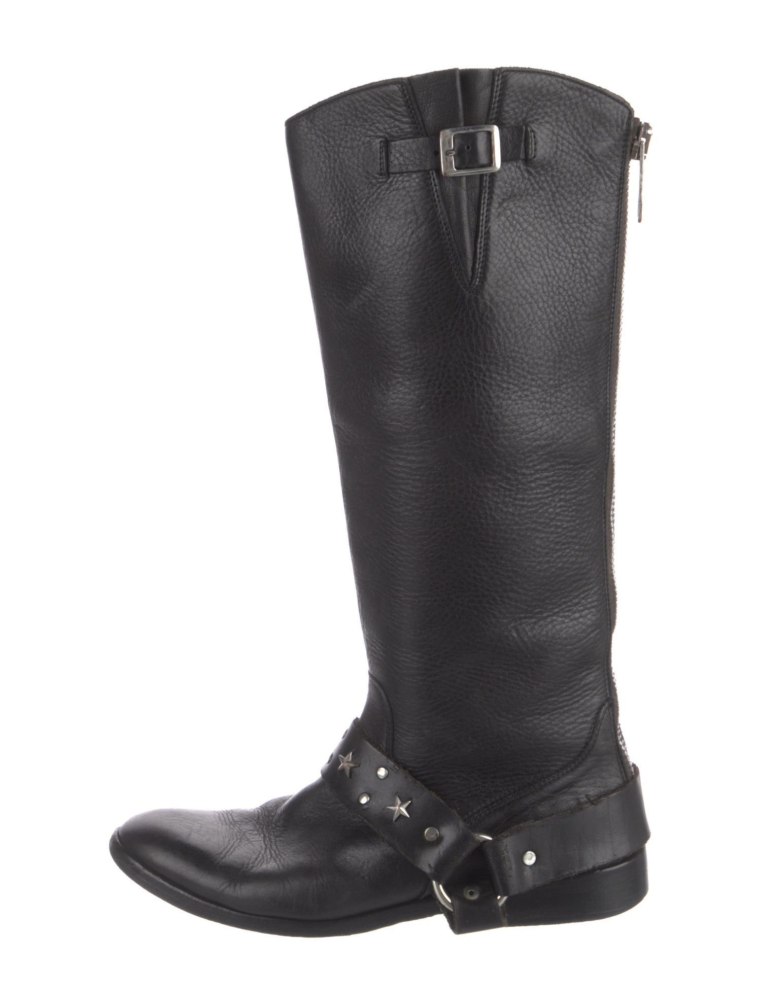 Golden Goose Leather Riding Boots
