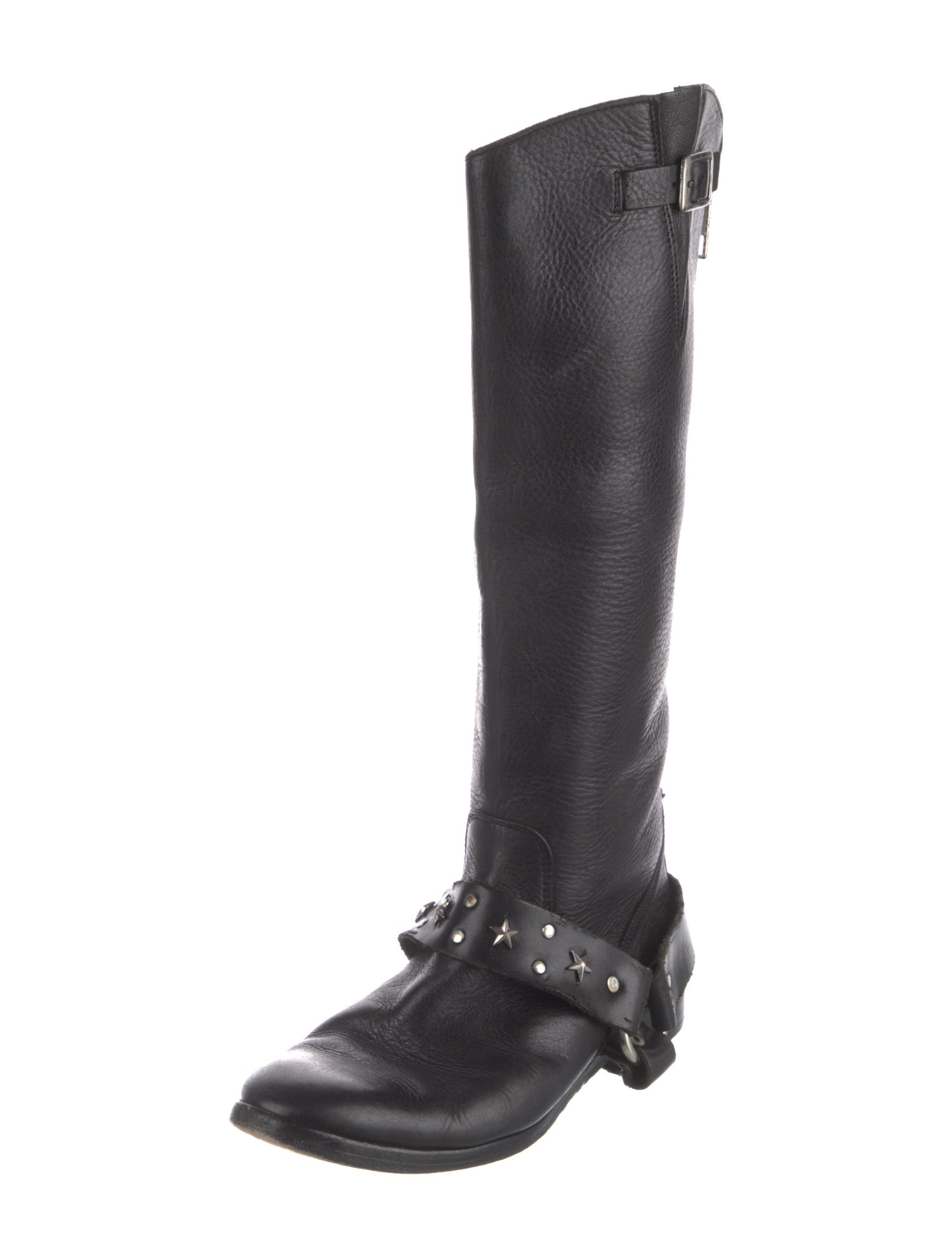 Golden Goose Leather Riding Boots