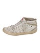 Golden Goose Leather Lasercut Accents Sneakers