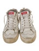 Golden Goose Leather Lasercut Accents Sneakers