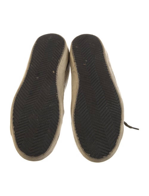 Golden Goose Leather Distressed Accents Sneakers