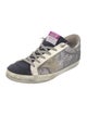Golden Goose Glitter Colorblock Pattern Sneakers