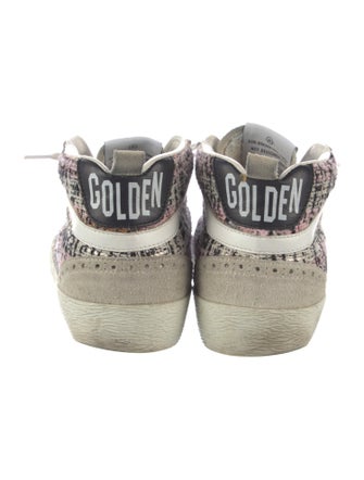 Golden Goose Tweed Tweed Pattern Sneakers
