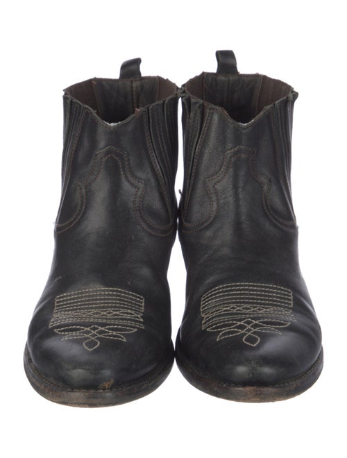 Golden Goose Leather Western Boots