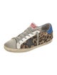 Golden Goose Ponyhair Animal Print Sneakers