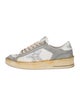 Golden Goose Leather Colorblock Pattern Sneakers