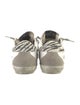 Golden Goose Leather Glitter Accents Sneakers