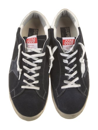 Golden Goose Suede Distressed Accents Sneakers