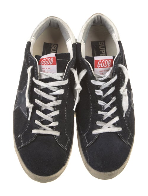 Golden Goose Suede Distressed Accents Sneakers