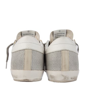 Golden Goose Leather Distressed Accents Sneakers