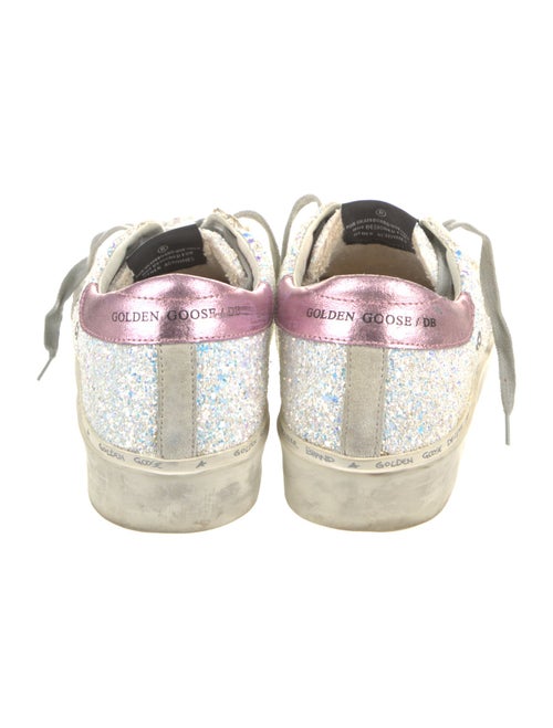 Golden Goose Glitter Printed Sneakers