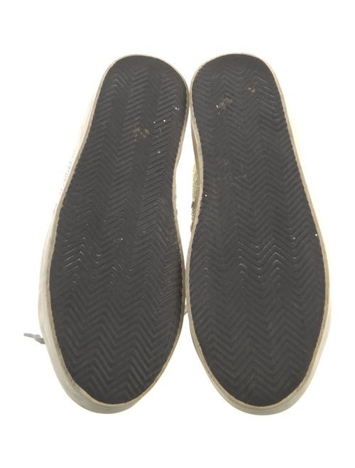 Golden Goose Glitter Printed Sneakers