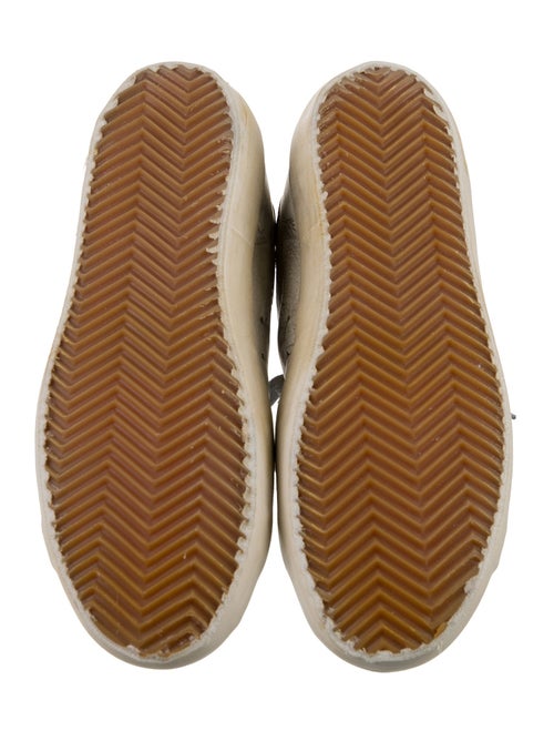 Golden Goose Leather Printed Sneakers