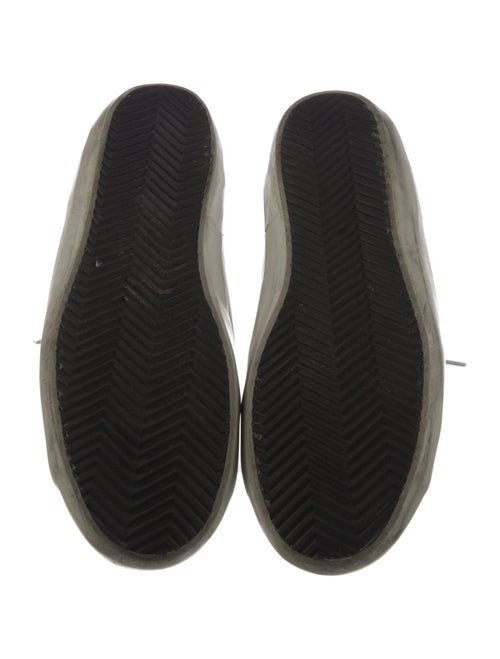 Golden Goose Leather Graphic Print Sneakers