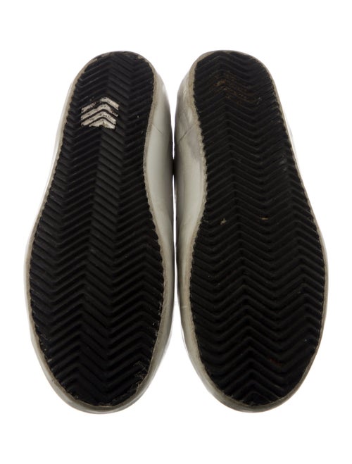 Golden Goose Leather Animal Print Sneakers