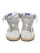 Golden Goose Leather Printed Athletic Sneakers