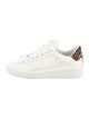 Golden Goose Leather Glitter Accents Sneakers