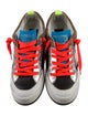 Golden Goose Leather Printed Sneakers