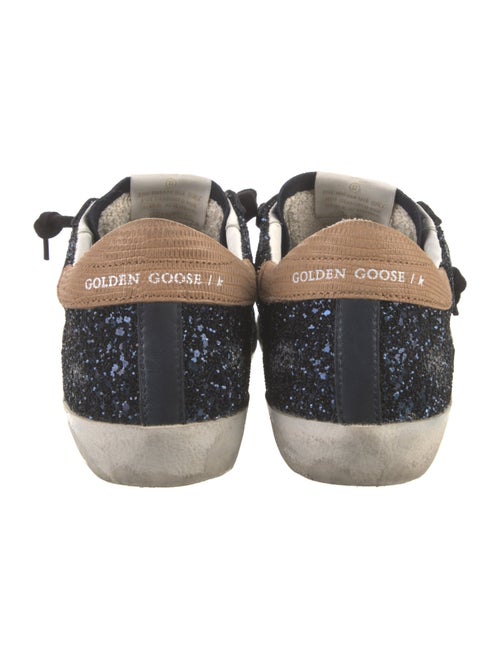 Golden Goose Glitter Colorblock Pattern Sneakers