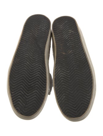 Golden Goose Ponyhair Animal Print Sneakers