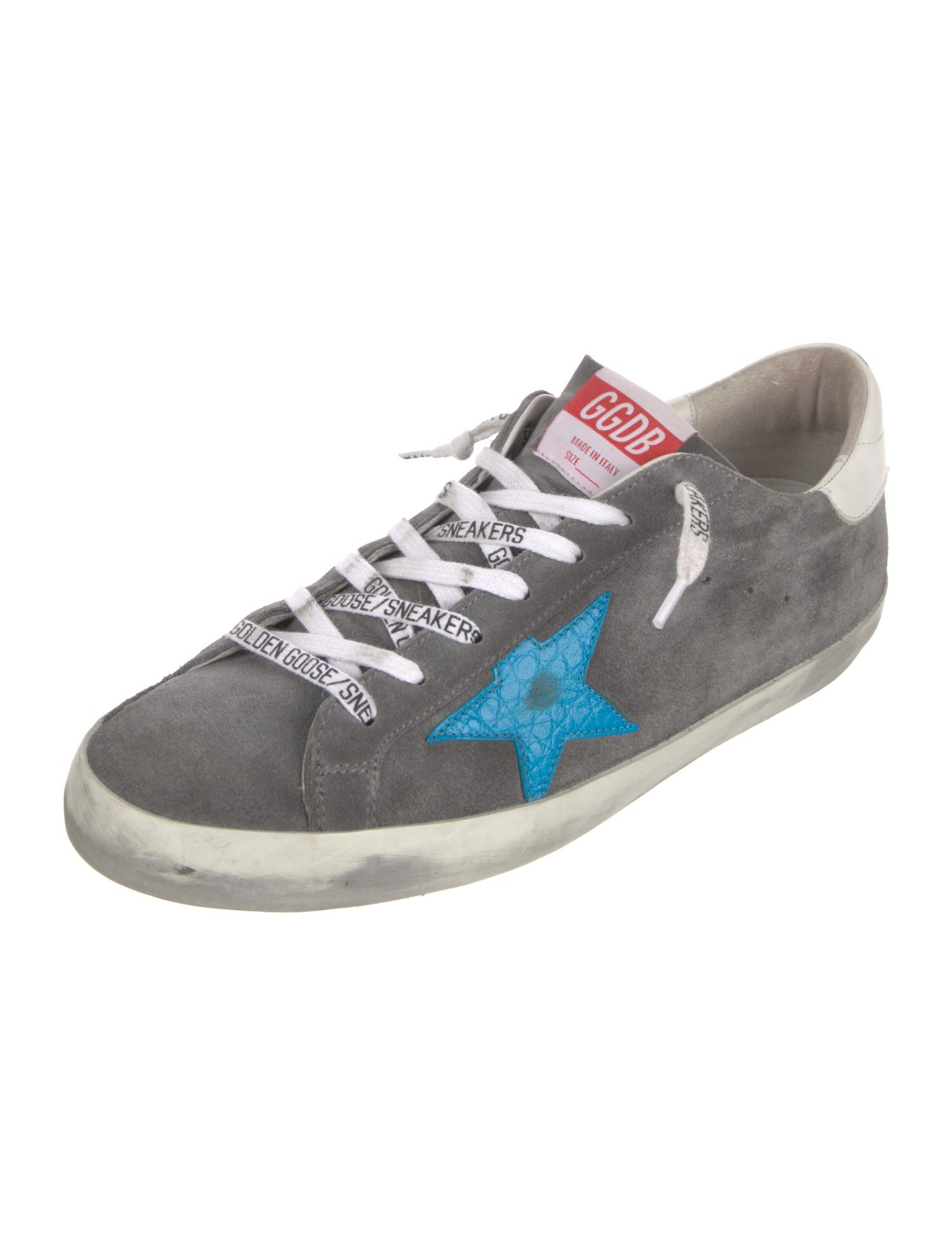 Golden Goose Suede Distressed Accents Sneakers