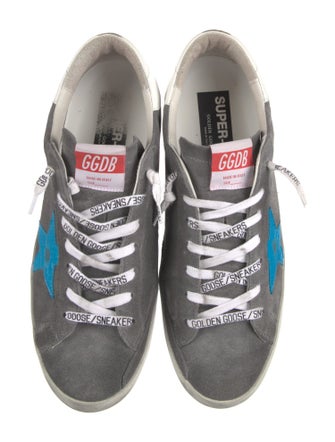 Golden Goose Suede Distressed Accents Sneakers