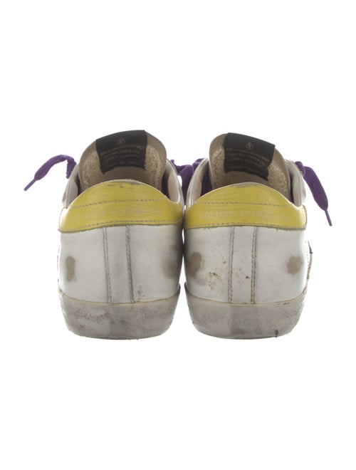 Golden Goose Leather Distressed Accents Sneakers