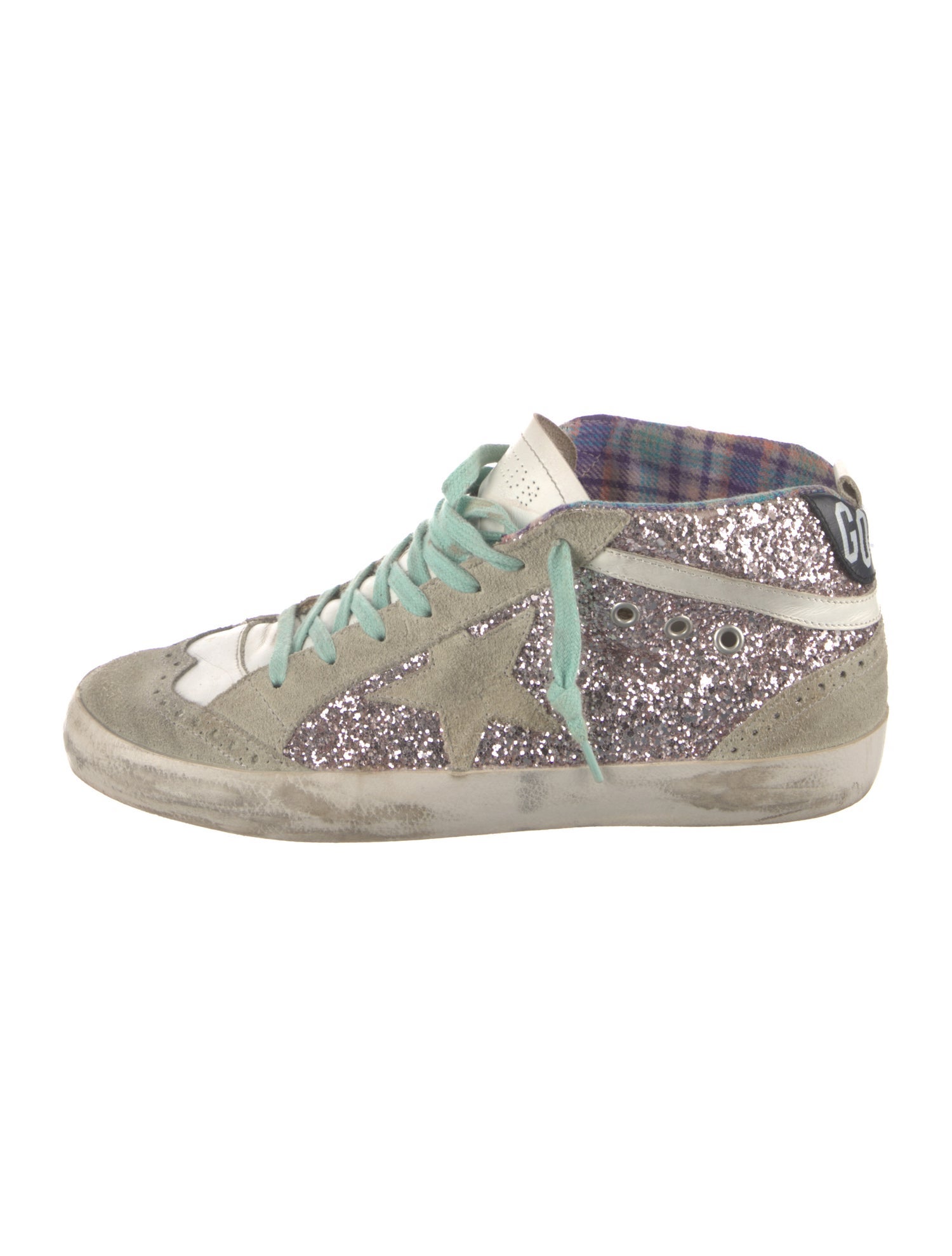 Golden Goose Suede Printed Sneakers