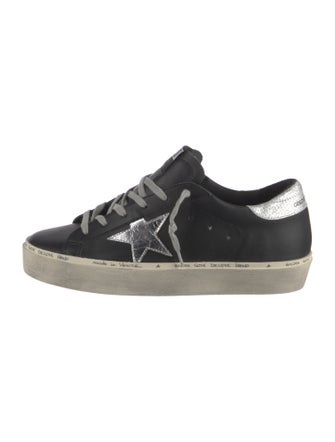 Golden Goose Leather Distressed Accents Sneakers