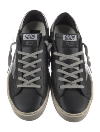 Golden Goose Leather Distressed Accents Sneakers