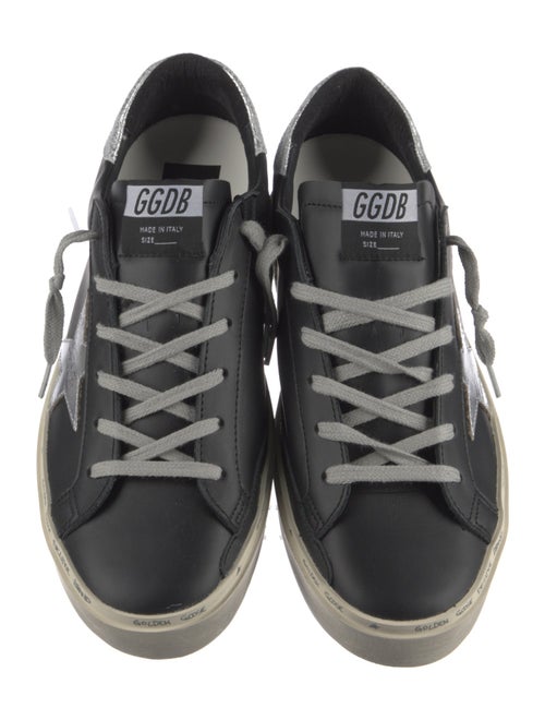 Golden Goose Leather Distressed Accents Sneakers