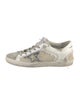 Golden Goose Leather Colorblock Pattern Sneakers