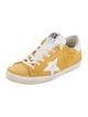 Golden Goose Suede Colorblock Pattern Sneakers