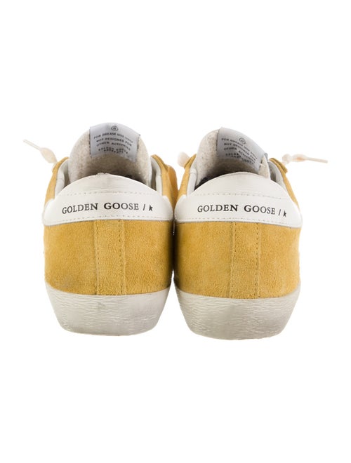 Golden Goose Suede Colorblock Pattern Sneakers