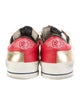 Golden Goose Leather Colorblock Pattern Sneakers